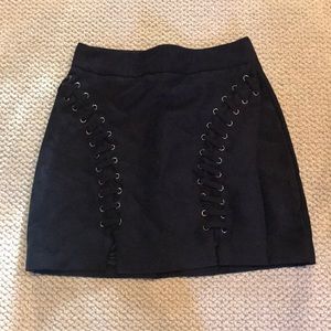 Forever21 stitch mini skirt